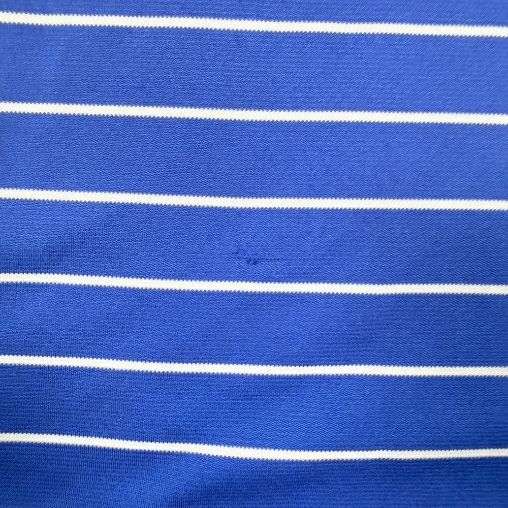 Jordan Mens XL Polo Shirt Florida Gators Blue White Striped Dri-FIT DR0579-480